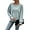 Blue, variant on Womens Long Sleeve Shirts Crewneck Tunic Tops Pullover Sweaters Business Casual Blouses Fall Fashion