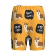 thumbnail image 4 of Yiaed Corgi for Men's Soft Sleep Pajama Short Lounging Pajama Shorts-Small, 4 of 8