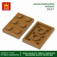 thumbnail image 3 of 113Pcs/Lot 3021 2X3 Base Building Blocks Classic Thin Bricks 90 Colors Compatible With Accessories Children Toys Gift Box 60.Bright Light Oran about 113pcs, 3 of 6