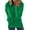 Green#2, variant on LEBONYARD Womens Outwear Coats,Jackets for Women Casual Fashion 2024,Women's Casual Fashion Color Long Sleeved Hooded Sweater Jacket Black M