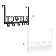 thumbnail image 3 of Bewildely Colgador de toallas de baño extraíble de moda montado en la pared anticorrosivo resistente gancho trasero para puerta soporte Accesorios de baño, 3 of 6