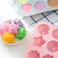thumbnail image 5 of 2 moldes para galletas de chocolate, moldes de flores con diferentes formas y moldes para cubitos de hielo., 5 of 5
