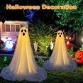 thumbnail image 4 of Fantasma Espeluznante Halloween LED para El Porche Jardín Patio Fiesta, 4 of 9