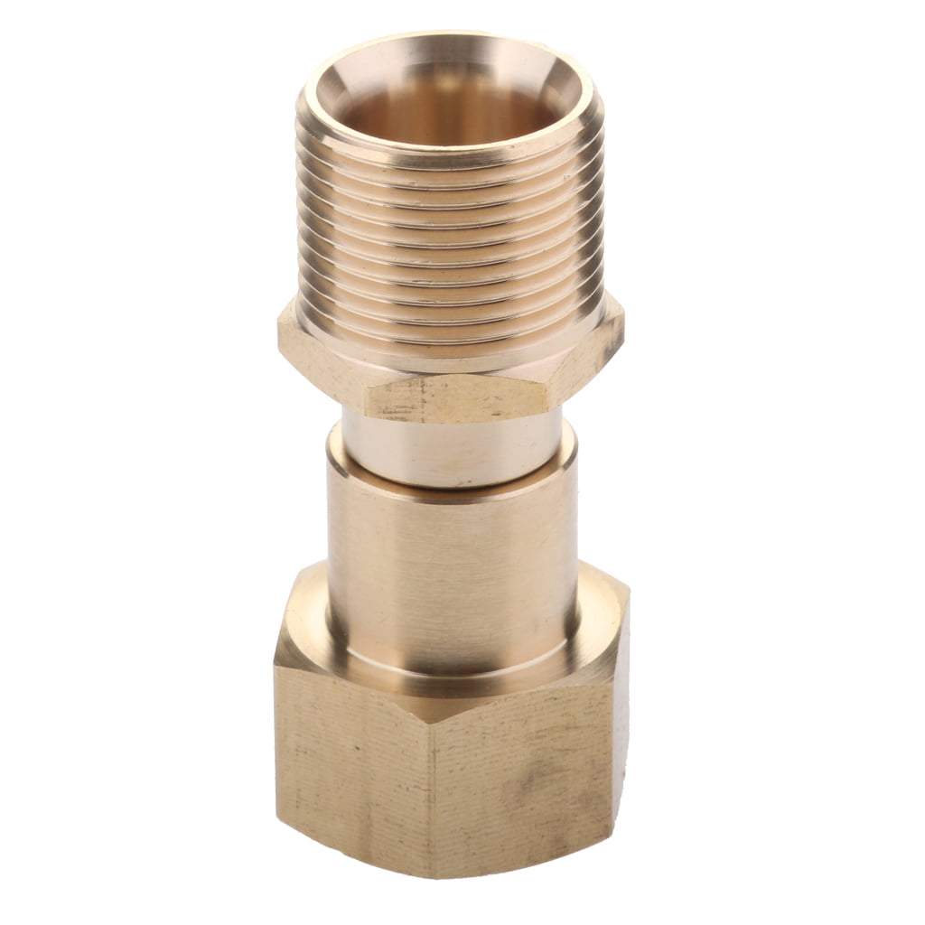 PRESSURE WASHER SCREW HOSE CONNECTOR FITTING ADAPTER 20MM MALE x 22MM FEMALE 