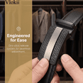 thumbnail image 2 of Vlokii 2pcs Mens Belts Ratchet Belts for Men Automatic Ratchet Buckle Slide Belt for Dress Casual, 2 of 6