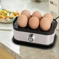 thumbnail image 4 of Intelligent One Click Egg Poacher Cooker For Poached Eggs Every With Automatic Keep Warm Function And Stainless Steel Construction, 4 of 9