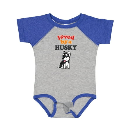 

Inktastic Siberian Husky Dog Puppy Boys or Girls Baby Bodysuit