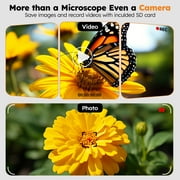 BEBANG 10.1 LCD Digital Microscope for Adults, Coin Microscope for Electronics Repair, Error Coins, 32G