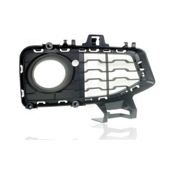 Fog Light Cover - Compatible/Replacement for '15-19 BMW 4-Series Gran Coupe, 14-20 Coupe/Convertible With M-Sport - Front Bumper Side Grille, Matte Black - Right Hand - Passenger - 51118054508