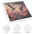 thumbnail image 3 of Shangniulu Crane Bird Print Dinner Napkins Soft Cloth Napkins Printed Table Napkins for Parties Weddings Event  6 PCS, 3 of 7