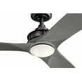 thumbnail image 2 of Ceiling Fan 56 inches Wide-Brushed Nickel Finish Bailey Street Home 147-Bel-2958959, 2 of 10