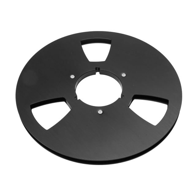 1/4 10.5 Inch Empty Take Up Reel to Reel, Open Reel Sound Tape Empty Reel, Aluminum Alloy Universal Opening Machine Part, Empty Reel Replacement for Recording Tape