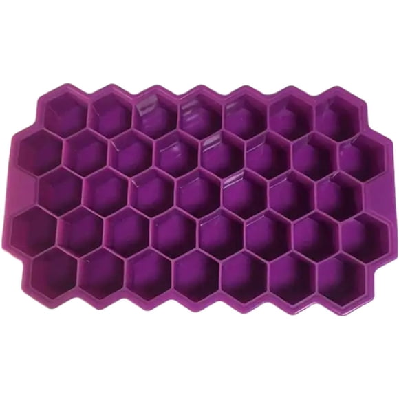 Soporte apilable Chef Grill SiliBlockPurple 1Pza Morado Silicona 37Cavidades Grado Alimenticio