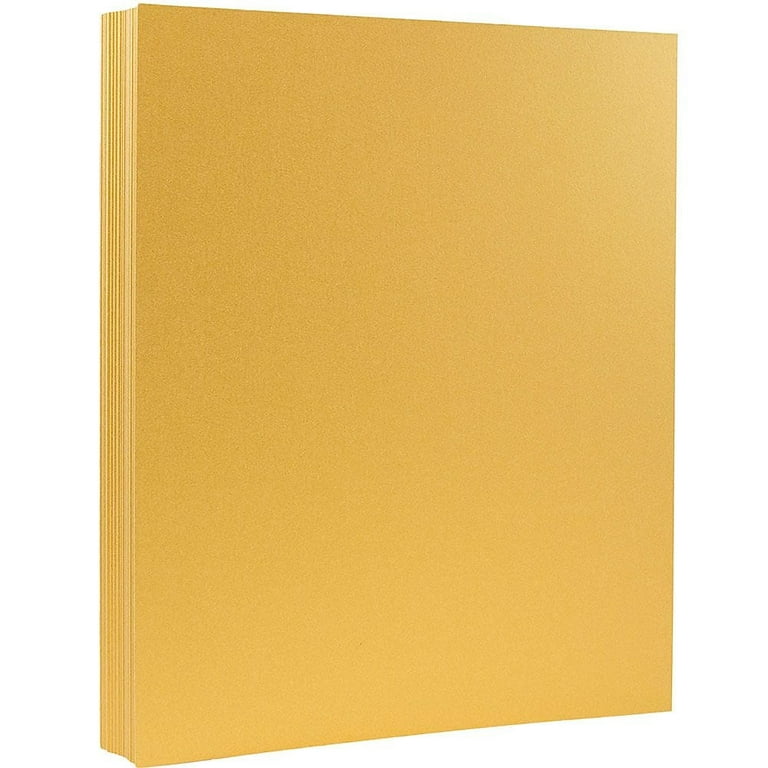 12 x 12 Cardstock - Orange Flame Metallic - 50 Pack - by Jam Paper