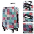 thumbnail image 5 of Blue Boho Pioneer Flower Patchwork Pattern Luggage Cover Fashion Suitcase Cover Baggage Covers Fit 25-28 Inch Luggage (Go Travel), 5 of 5