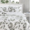 thumbnail image 2 of Great Bay Home All-Season Reversible Reversible Quilt Set With Shams  (King, Helene - Grey), 2 of 5