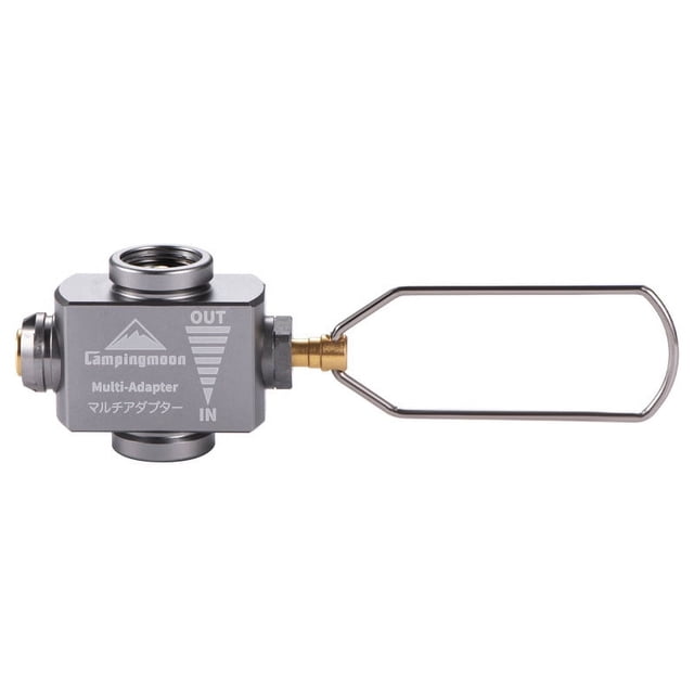 Convertidor de gas, recambio de palanca, adaptador de conversión de tanque plano, válvula adaptadora de gas para Camping CAMPINGMOON
