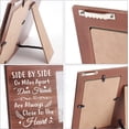 thumbnail image 4 of Friends are Always Close to Heart Wooden Friends Picture Frame 10x15cm with Words Rustic Wooden Wall Decor Unique Friend Gifts for Birthday Graduation Long Distance Friendship, 4 of 7