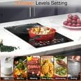 KOXKING Electric Cooktop 12 Inch, 2 Burner Electric Stove Top Builtin