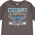 thumbnail image 4 of Inktastic Motorcycles Are for Life Biker Boys or Girls Long Sleeve Toddler T-Shirt, 4 of 5