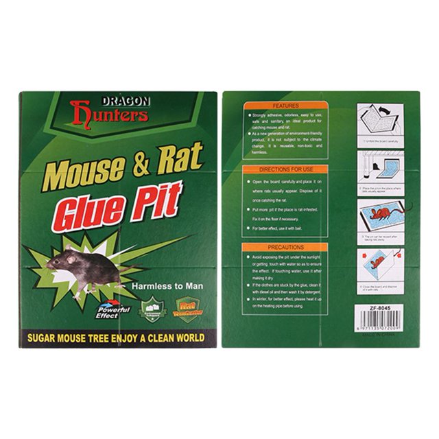 Mouse Catcher Plegable no tóxico para la herramienta doméstica para matar roedores (extragrande)