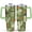 Light-green, variant on Minimalist Botanical Cactus 40oz Tumbler - Vacuum Insulated Reusable Cup with Straw - Durable & Eco-Friendly - Desert-Themed Design for Commuters