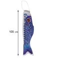 thumbnail image 4 of Bandera Koinobori japonesa 100cm azul Gloria, 4 of 9