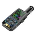 thumbnail image 3 of Ruiboury Car FM Player Transmitter QC3.0 USB Music Radio Support Receiver Bluetooth-compatible MP3 Display Adapter Accessories, 3 of 6