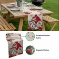 thumbnail image 5 of Red Floral Valentine's Day Table Runner - 90 Inch Long, Kitchen Dining Table Runner Dresser Scarves, Gnomes Botanical Gifts Rustic Farmhouse Decor for Coffee Tables Wedding Party Banquet, 5 of 8