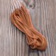 thumbnail image 5 of 6 piezas 5 metros 3 mm de cuero de imitación plana cordones cuerda de terciopelo para hacer collar pulsera (marrón, púrpura, zafiro, negro, amarillo y café), 5 of 5