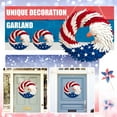 thumbnail image 7 of GASTROPOD 2D Brave Eagle Wings Flag Wreath,Eagle Flag Wreath,Brave Wings Wreath,Eagle Wreath,Independence Day Summer Retro Garland Decorations 4th of July Summer Decorations for Front Door (11.81in), 7 of 7