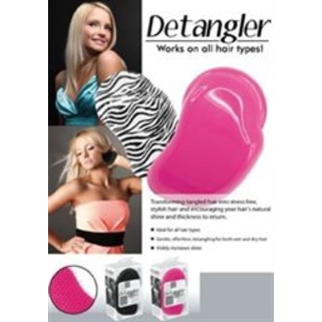 Detangler Hair Detangler Natural Curly Straight Wet or Dry Hair Brush for Women Styling Brush - Rosa Max Sales Group VT-01046