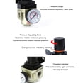 thumbnail image 3 of Compressed Air Regulator, Tight Connection SMC Type NPT3/8 Port Air Pressure Regulator Aluminum Alloy  For Industrial, 3 of 8