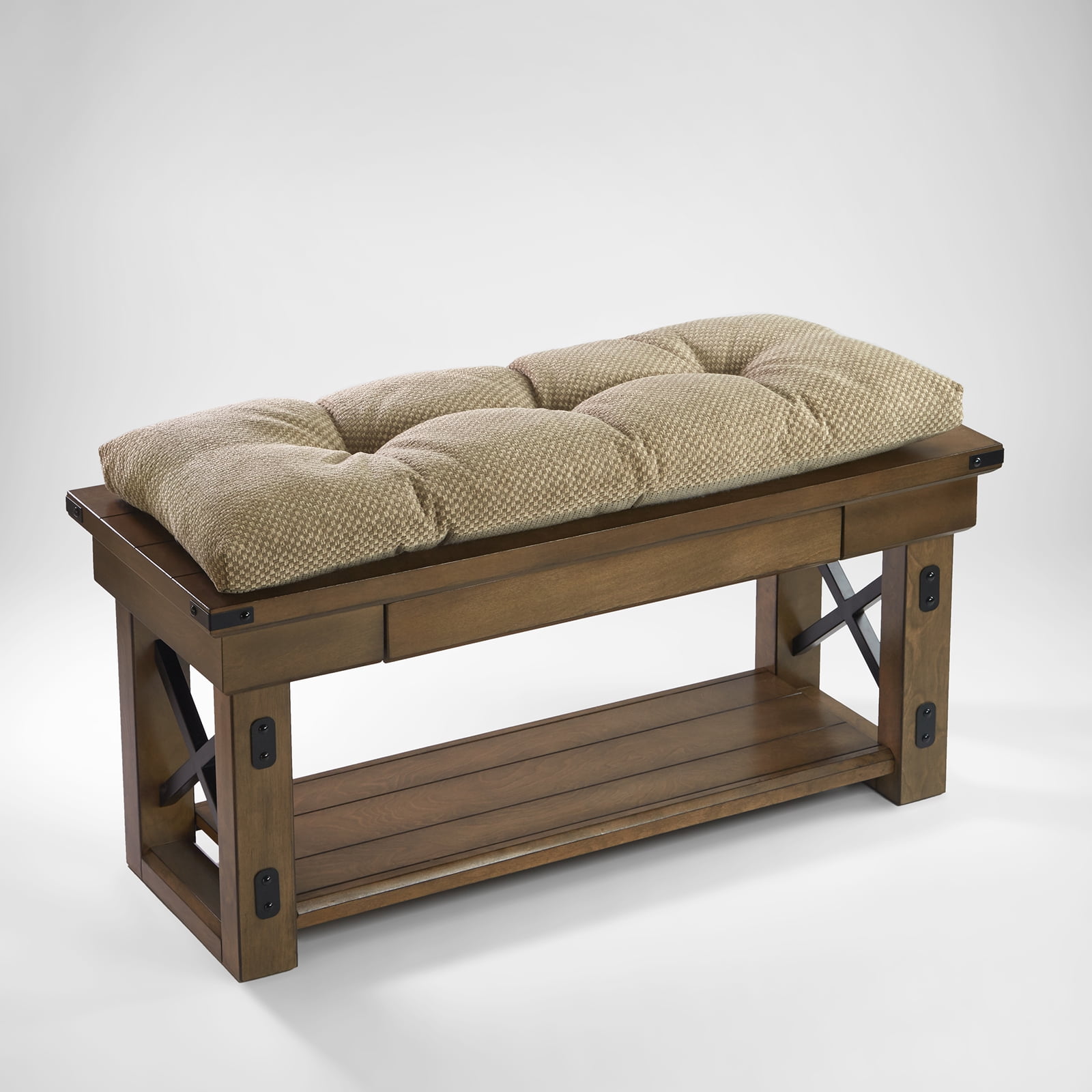 The Gripper Non-Slip 36" Bench Cushion, Durable Upholstery, Stylish Home Accessory