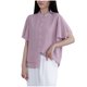 thumbnail image 1 of Camisas de Manga Corta para las Mujeres Casual, Botón de Cuello en V de la Moda de Verano, Top Suelto/Camisa Casual, 1 of 8