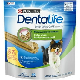 Minties Twists VetIQ Dog Dental Bone Treats Dental Chews for Medium Large Dogs Over 40 Lbs 20 Count Walmart