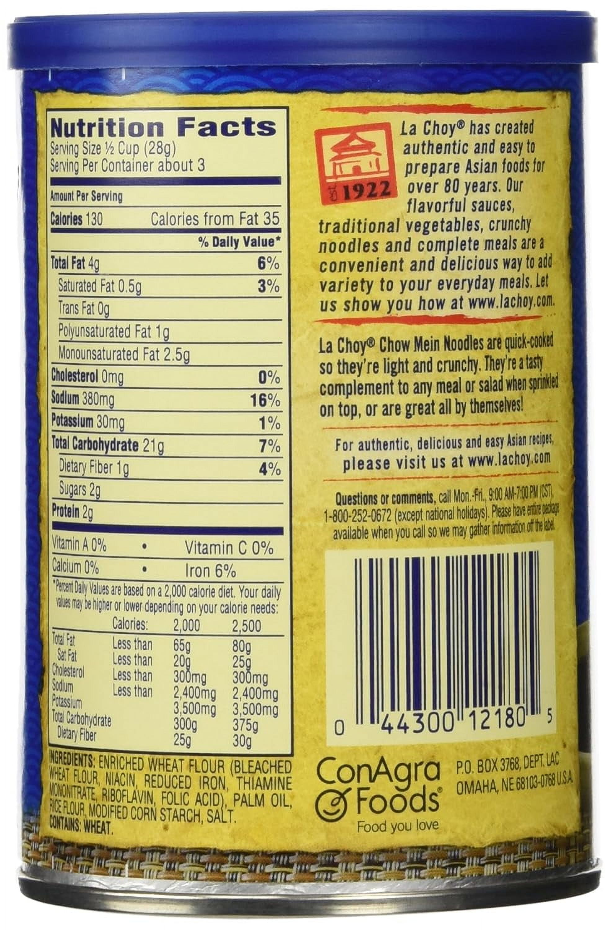 La Choy Asian-Style Crunchy Noodles 3oz (Pack of 6)