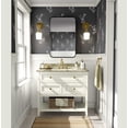 thumbnail image 2 of S4sassy Removable Nature-inspired Waterproof Wall Wrap, Textured Wallcover, Mini Floral Bunch Print Contact Paper for Wall, Cabinet, Dresser, Self Adhesive Vinyl Wallpaper Roll- Gray (25"x60" inch), 2 of 9
