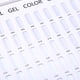 thumbnail image 2 of Paleta de u?as,Expositor u?as,Tablero de exhibición de Esmalte de u?as de 120 Colores mostrador u?a para muestrario u?as de Carta de muestras de u?as Tarjeta de Pantalla de Color (#2) Ecomeon no, 2 of 6