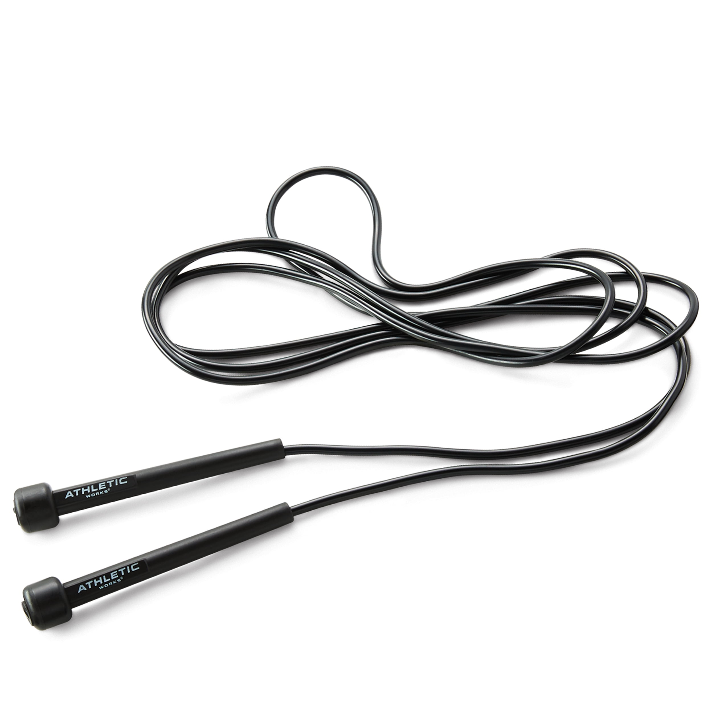 Black Steel Wire Speed Jump Skipping Rope Exercise Gym Training Sports Equipment 