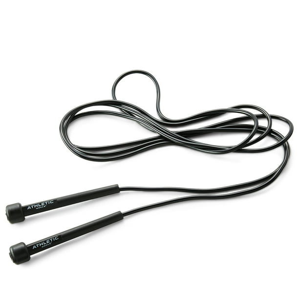 Athletic Works Speed Jump Rope with Light Weight Handles for Maximum