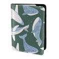 thumbnail image 2 of Pofeuu Beautiful Whales Print Travel Document Organizer Passport Holder Men Women for Family (6.5 in x 4.5 in),Wallet Holder Credit Card Clutch Bag Case, 2 of 5