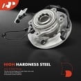 thumbnail image 4 of A-Premium Wheel Hub and Bearing Assembly Compatible with Chrysler Town & Country Dodge Grand Caravan Volkswagen Routan Front Side Fits select: 2013-2016 CHRYSLER TOWN & COUNTRY TOURING, 4 of 9