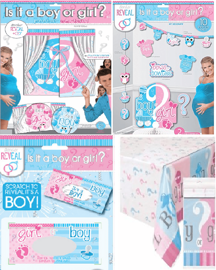 'It's a Boy' Gender Reveal All in one Decorations and Reveal Bundle