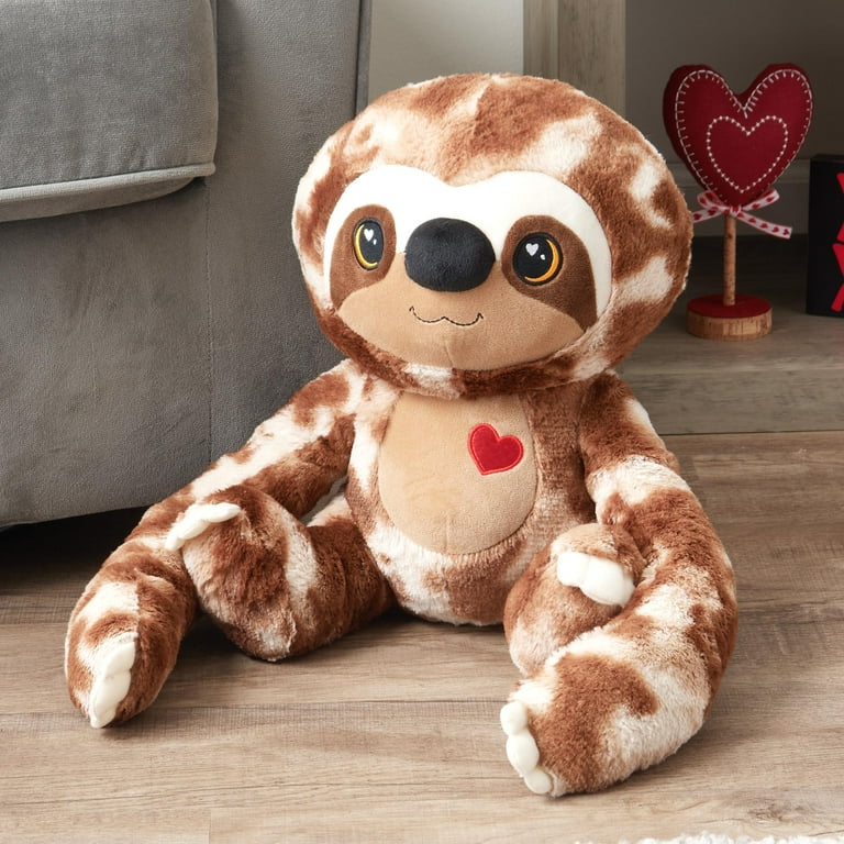 valentine's day sloth stuffed animal