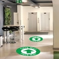 thumbnail image 5 of Koyal Wholesale Social Distancing Directional Arrow This Way, Green Floor Stickers, Business Signage Signs 50 Labels, 5 of 5