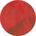 thumbnail image 1 of Ahgly Company Machine Washable Indoor Round Transitional Red Area Rugs, 7' Round, 1 of 7