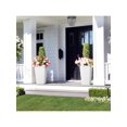 thumbnail image 3 of Bingirl Set of 2, 23 - Inch Tall Black Front Porch Planter Pots with Drainage Holes, Water Level Monitor and Inner Bucket for Automatic Watering, 3 of 7