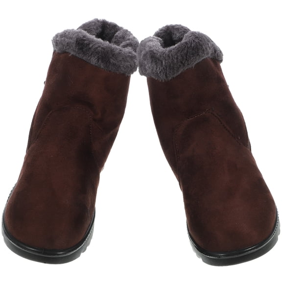 LOLIPPYY Winter Boots Ankle Boots For Women Black 1 Pair Anti-slip Warmth