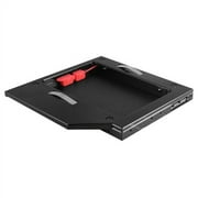 Vantec MRK-HC127A-BK SSD or HDD Aluminum Caddy for 12.7mm ODD Laptop Drive Bay, Black